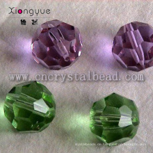 32, facettierte runde Kristall Glaskugel Bead